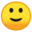 Good grade's slightly smiling emoji